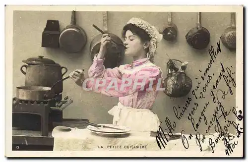 Cartes postales Femme la petite cuisiniere