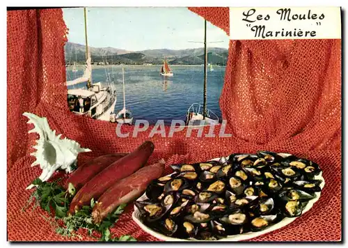 Cartes postales moderne Les moules marinieres