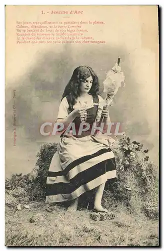 Cartes postales Fantaisie Femme Jeanne d&#39Arc