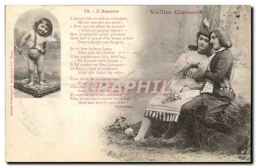 Cartes postales Fantaisie Femme L&#39amour Ange