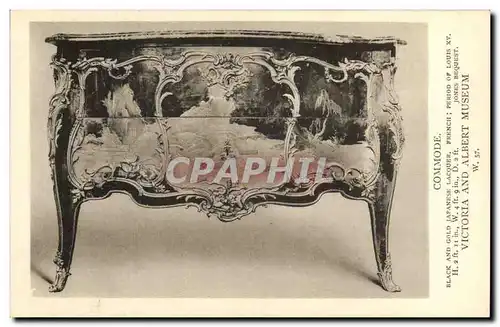 Cartes postales Commode Victoria and Albert Museum