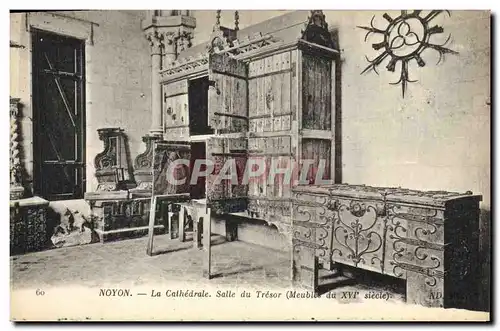 Cartes postales Noyon La cathedrale Salle du tresor