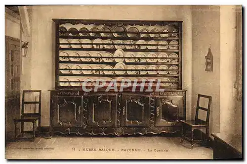 Cartes postales Musee basque Bayonne La cuisine