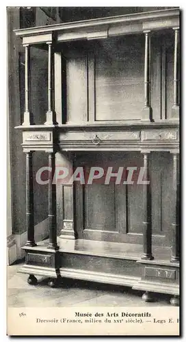 Cartes postales Musee des Arts Decoratifs Dressoir Legs Peyre