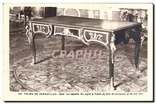 Cartes postales Palais de Versailles Traite de Versailles