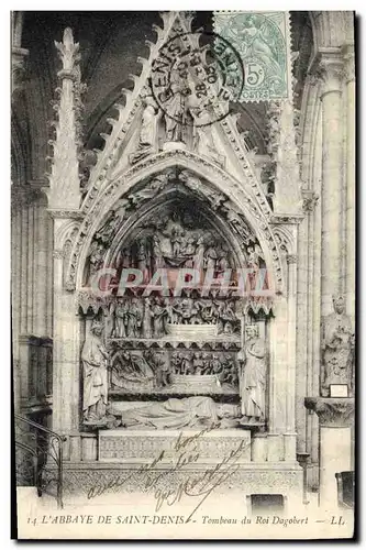 Cartes postales Abbaye de Saint Denis Tombeau du roi Dagobert