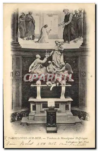 Cartes postales Boulogne sur Mer Tombeau de Monseigneur Haffringue