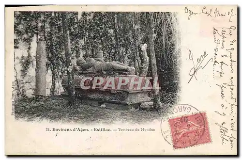 Cartes postales Environs d&#39Agen Estillac Tombeau de Montluc