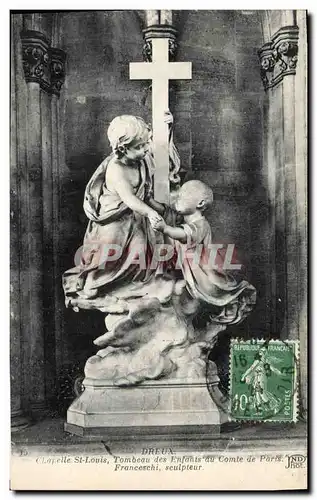 Cartes postales Dreux Chapelle St Louis Tombeau des enfants du Comte de Paris