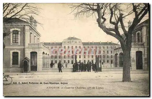 Cartes postales Militaria Avignon Caserne Chabran 58eme de ligne