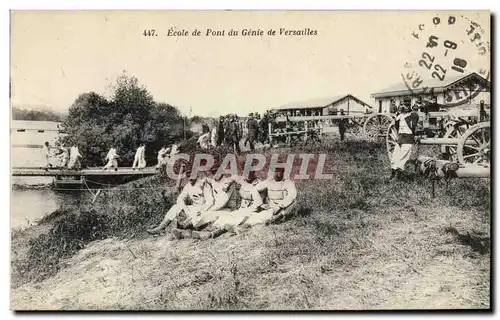 Ansichtskarte AK Militaria Ecole du pont de Genie de Versailles