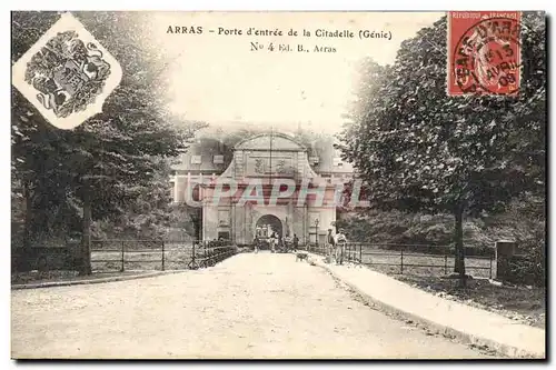 Ansichtskarte AK Militaria Arras Porte d&#39entree de la citadelle Genie