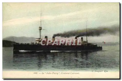 Cartes postales Bateau Le Jules Ferry Croiseur cuirasse