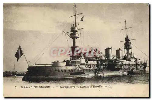 Cartes postales Bateau Jaureguiberry Cuirasse a tourelles