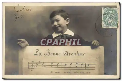 Cartes postales Enfant La bonne aventure