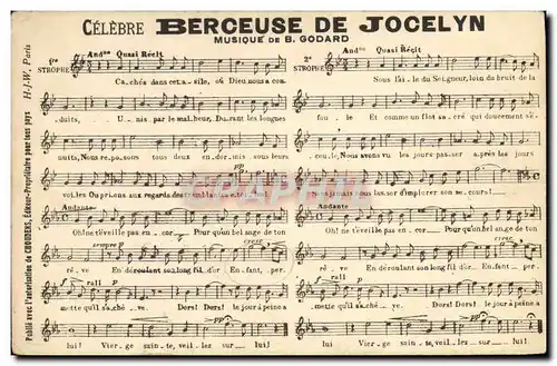 Ansichtskarte AK Berceuse de Jocelyn Godard