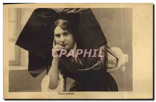 Cartes postales Folklore Alsace Alsacienne