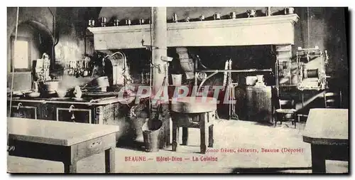 Cartes postales Cuisine Hotel Dieu