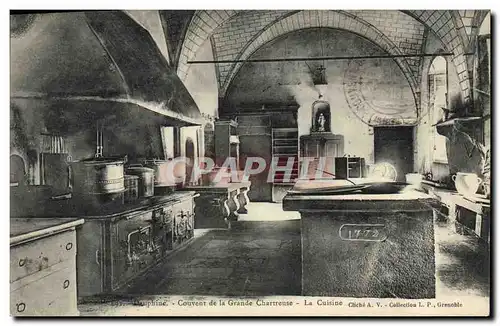 Cartes postales Cuisine Couvent de la Grande Chartreuse