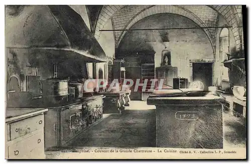 Cartes postales Cuisine Couvent de la Grande Chartreuse