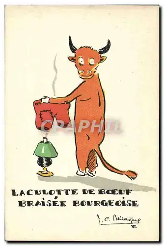 Cartes postales Cuisine La culotte de boeuf braisee bourgeoise
