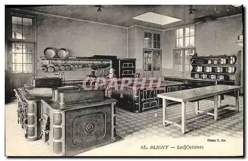 Cartes postales Cuisine Bligny Les cuisines