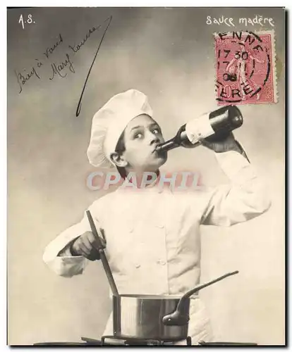 Cartes postales Cuisine Enfant Sauce madere