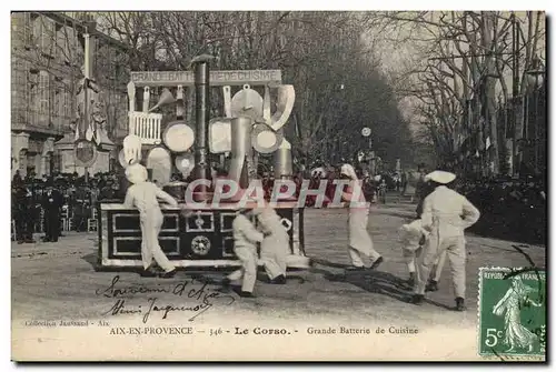 Cartes postales Cuisine Aix en Provence Le Corso Grande batterie de cuisine