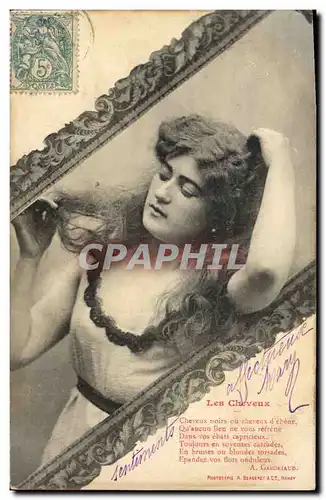 Cartes postales Fantaisie Femme Les cheveux