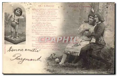 Cartes postales Fantaisie Enfant L&#39amour Ange