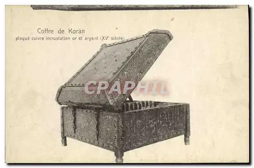 Cartes postales Coffre de Koran