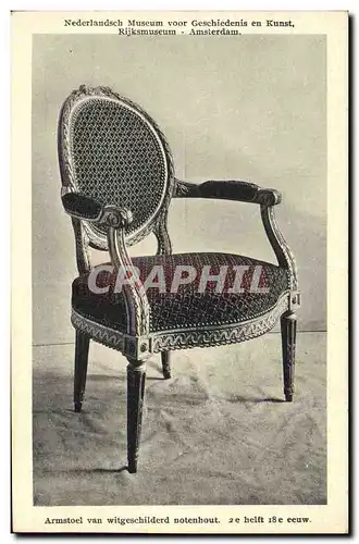 Cartes postales Rijksmuseum Amsterdam Armstoel