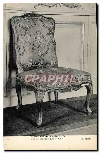 Ansichtskarte AK Musee des Arts decoratifs Chaire Louis XV