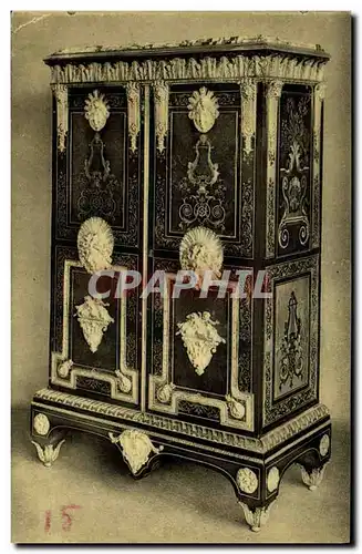 Cartes postales Boulle Armoire en marqueterie Londres Victoria and Albert Museum