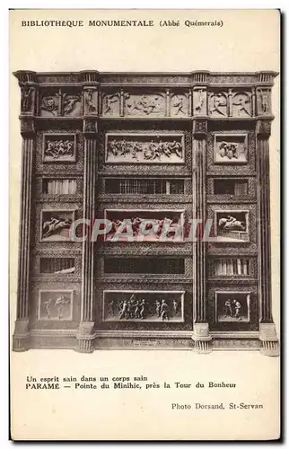 Cartes postales Bibliotheque monumentale Abbe Quemerais Parame Pointe du Minihic pres de la Tour du bonheur