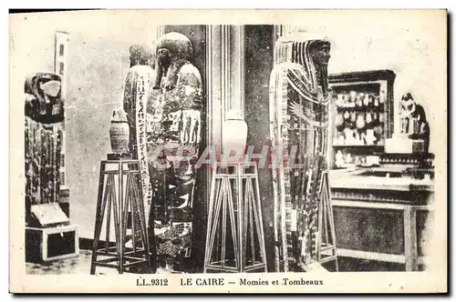 Cartes postales Egypte Egypt Le Caire Momies et tombeaux