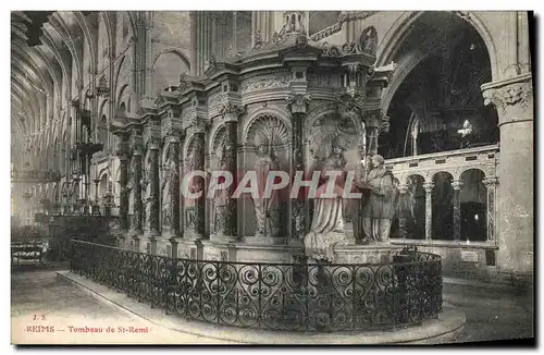 Cartes postales Reims Tombeau de St Remi