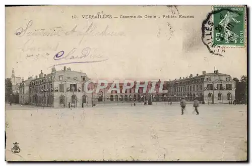 Cartes postales Militaria Versailles Caserne du Genie Petites ecuries