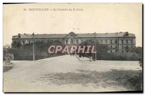Cartes postales Militaria Montpellier La citadelle du 2eme Genie