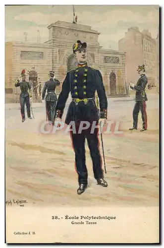 Cartes postales Militaria Ecole Polytechnique Grande Tenue