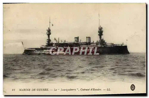 Cartes postales Bateau Le Jaureguiberry Cuirasse d&#39escrade