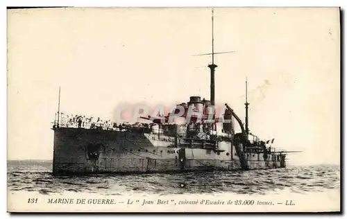 Cartes postales Bateau Le Jean Bart cuirasse d&#39escadre