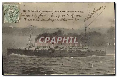 Cartes postales Bateau Jeanne d&#39Arc Croiseur de 1er rang