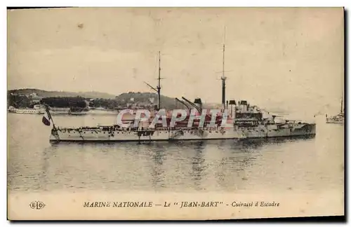 Cartes postales Bateau Le Jean Bart Cuirasse d'escadre