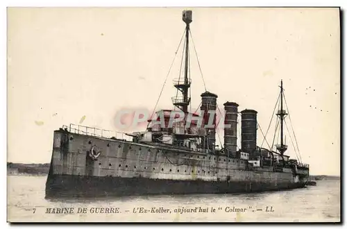 Cartes postales Bateau L&#39Ex Kolber aujourd&#39hui le Colmar