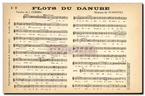 Cartes postales Flots du Danube Corbel Ivanovici