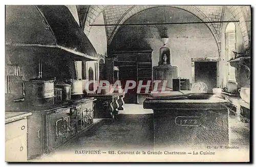 Ansichtskarte AK Cuisine Dauphine Couvent de la Grande Chartreuse La cuisine