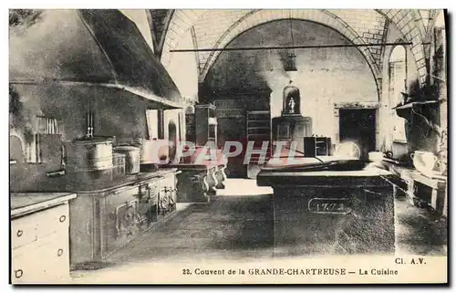 Cartes postales Cuisine Couvent de la Grande Chartreuse