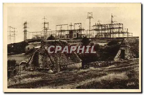 Cartes postales Electricite Les amenagements hydro electriques de La Truyere Le Poste de Rueyres