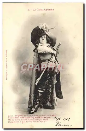 Cartes postales Fantaisie Enfant Le petit Cyrano